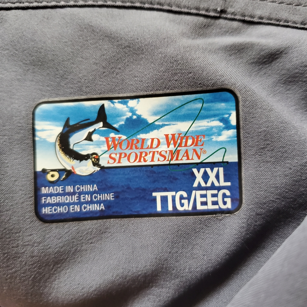 World Wide Sportsman Seacrest UPF 45+ Fishing Shirt.  Size XXL - Picture 8 of 10